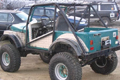 Jeep CJ - Budowa nowej klatki, volvo laplander, c303, portal axle