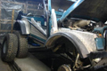 Jeep CJ - Budowa nowej klatki, volvo laplander, c303, portal axle